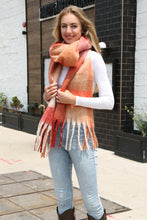 Load image into Gallery viewer, CHECKERED PATTERN SCARF PINK SCARVES