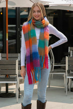 Load image into Gallery viewer, CHECKERED PATTERN SCARF SCARVES