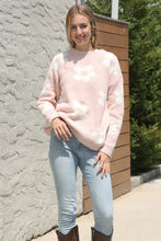 Load image into Gallery viewer, DAISY PATTERN SWEATER PINK APPAREL
