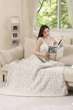 Load image into Gallery viewer, LEOPARD PATTERN THROW BLANKET THROW BLANKETS