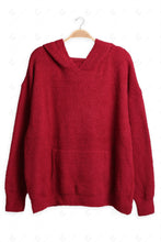 Load image into Gallery viewer, SOLID COLOR HOODIE BURGUNDY APPAREL