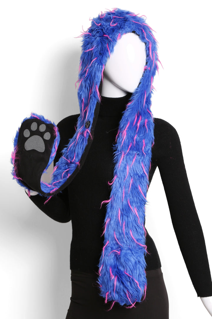 DUAL-COLORED HAT &amp; SCARF SET
