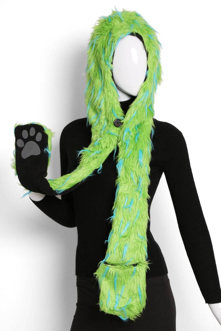 DUAL-COLORED HAT &amp; SCARF SET