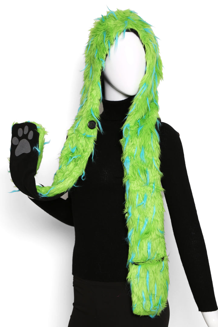 DUAL-COLORED HAT &amp; SCARF SET