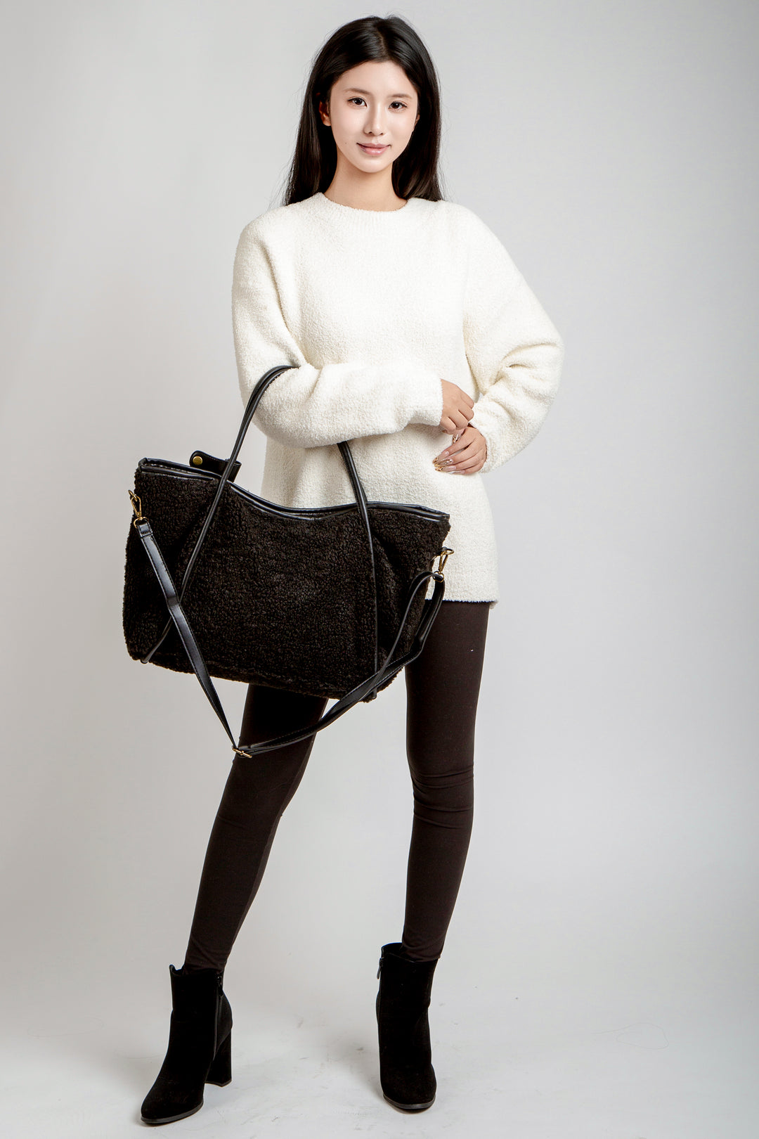 SOLID COLOR TOTE BAG
