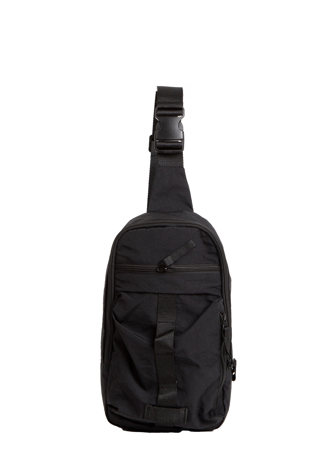 SOLID COLOR CROSSBODY SLING BAG