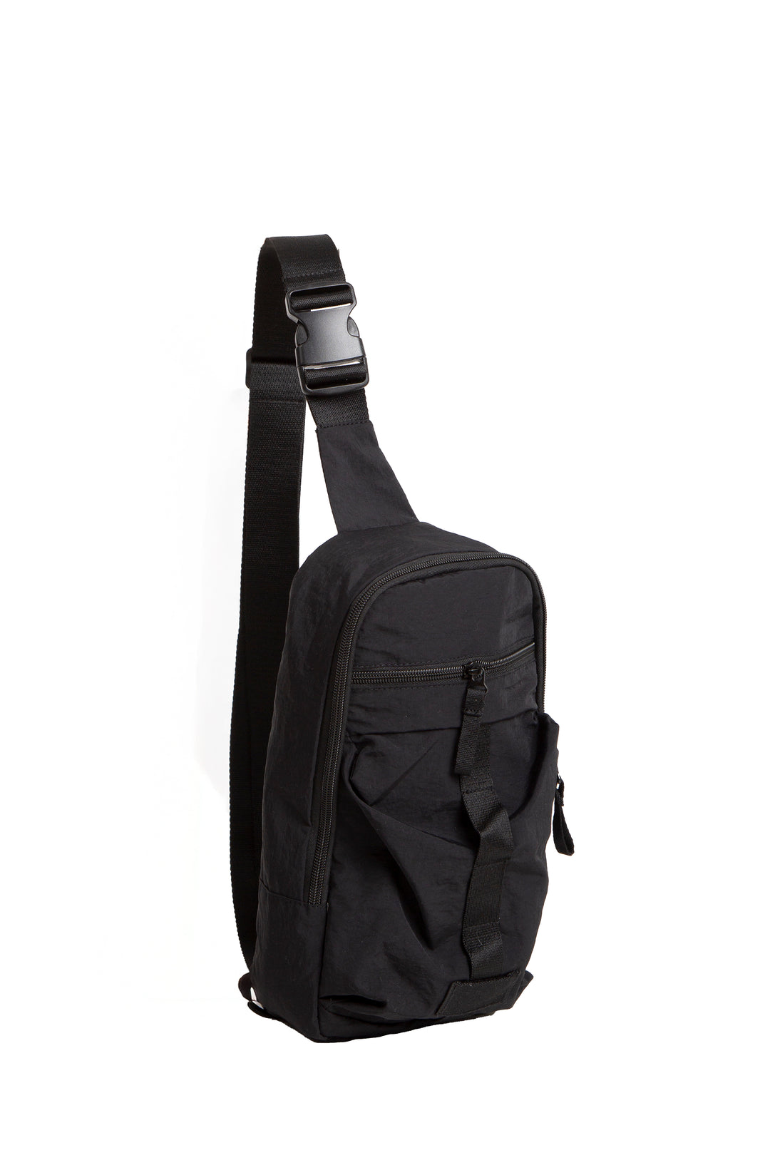 SOLID COLOR CROSSBODY SLING BAG