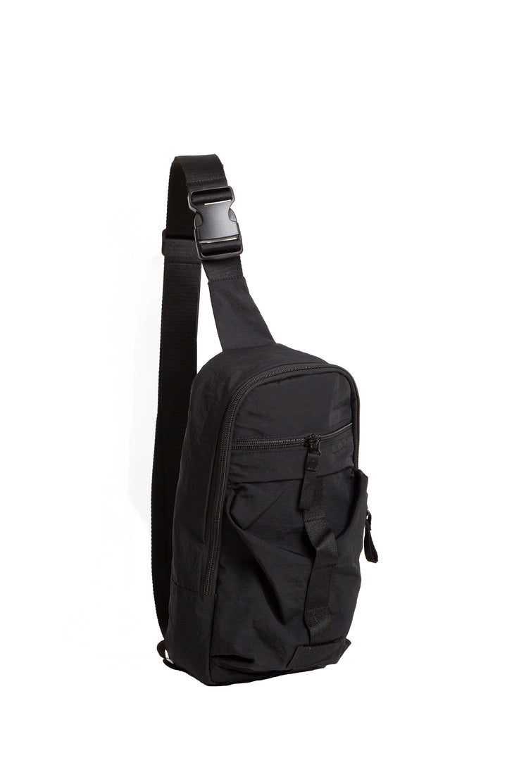 SOLID COLOR CROSSBODY SLING BAG