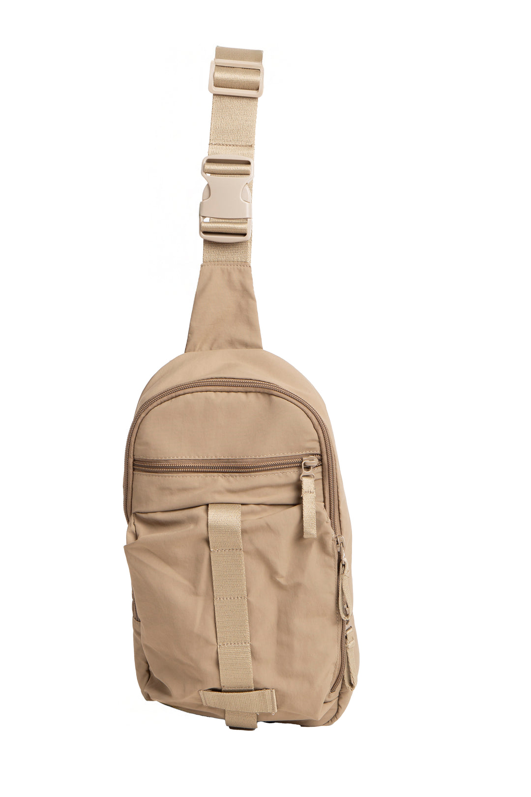SOLID COLOR CROSSBODY SLING BAG