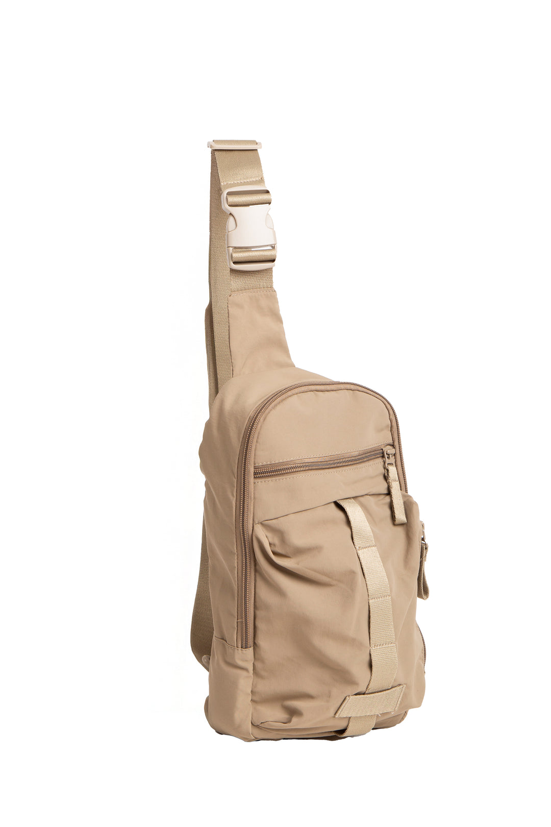 SOLID COLOR CROSSBODY SLING BAG