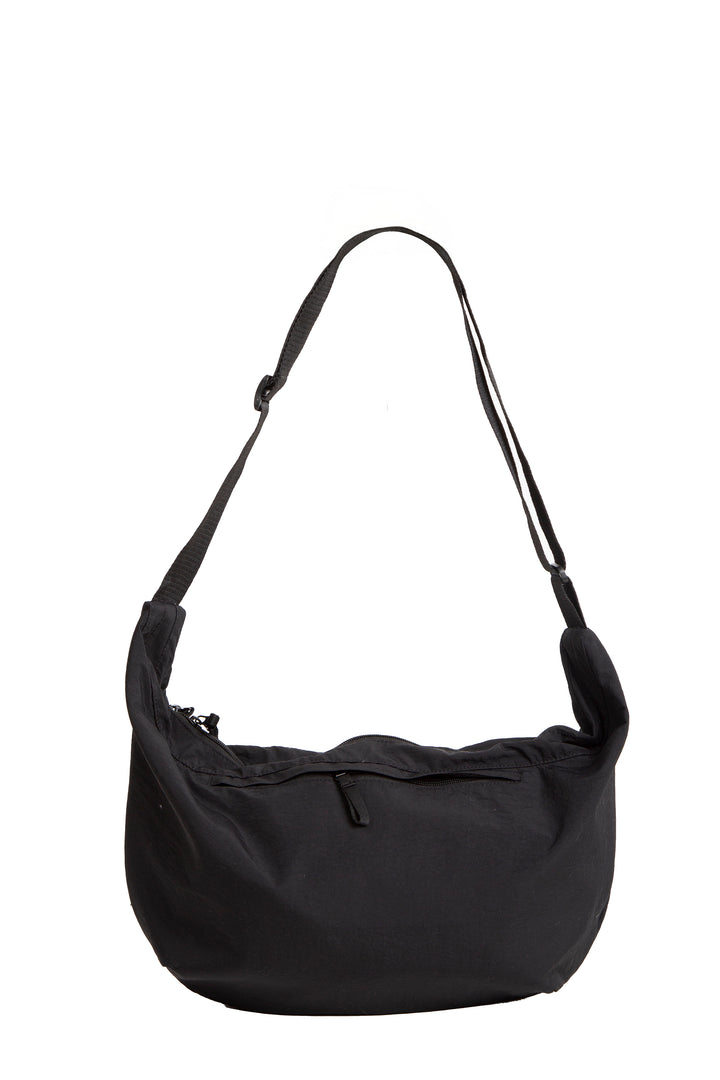 SOLID COLOR CROSSBODY SLING BAG