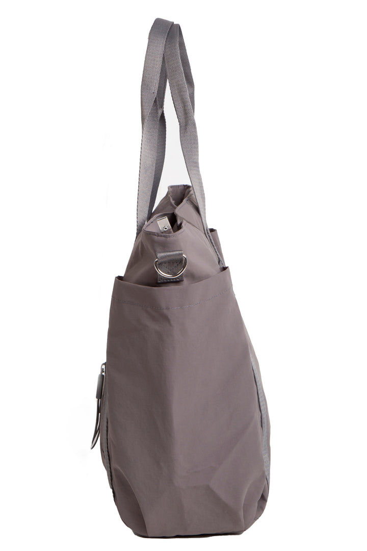 SOLID COLOR CROSSBODY TOTE BAG