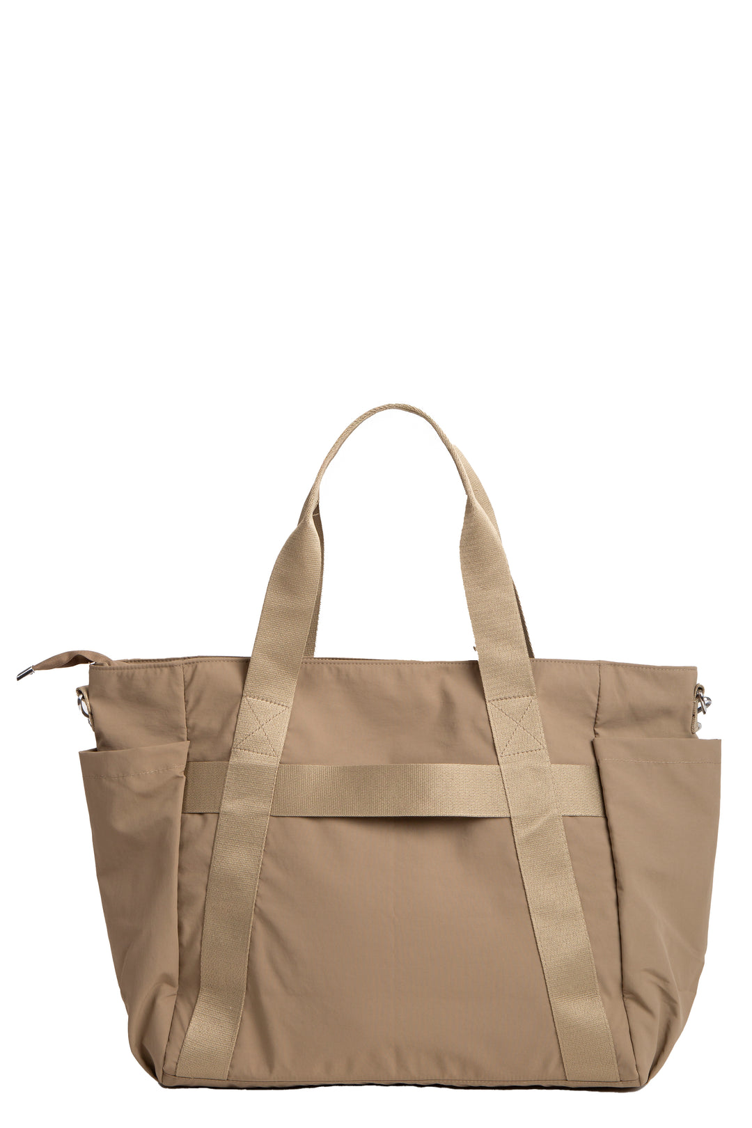 SOLID COLOR CROSSBODY TOTE BAG