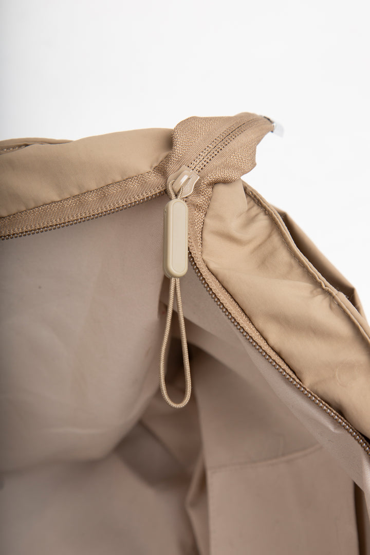 SOLID COLOR CROSSBODY TOTE BAG