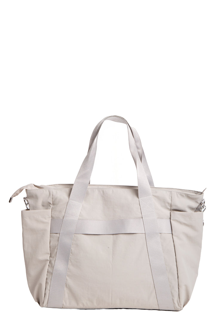 SOLID COLOR CROSSBODY TOTE BAG