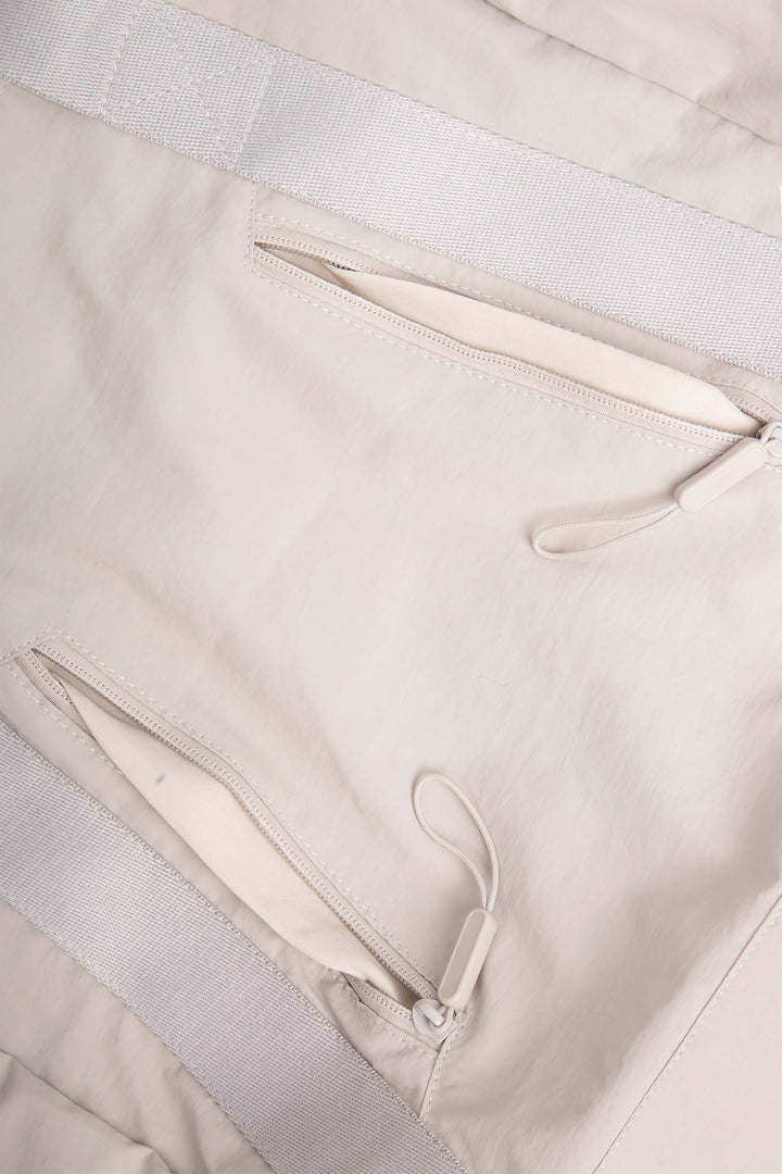 SOLID COLOR CROSSBODY TOTE BAG