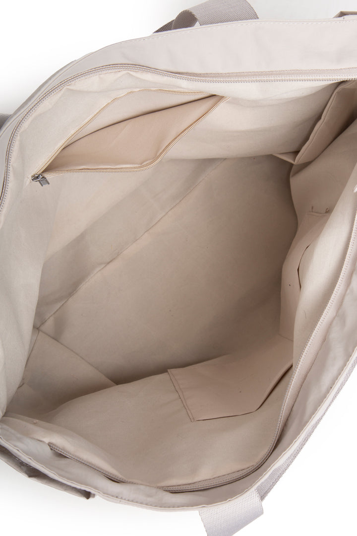 SOLID COLOR CROSSBODY TOTE BAG