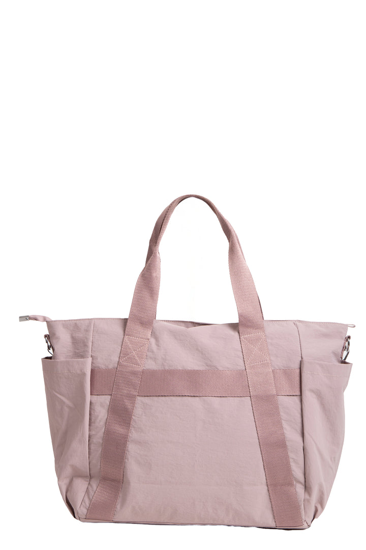SOLID COLOR CROSSBODY TOTE BAG