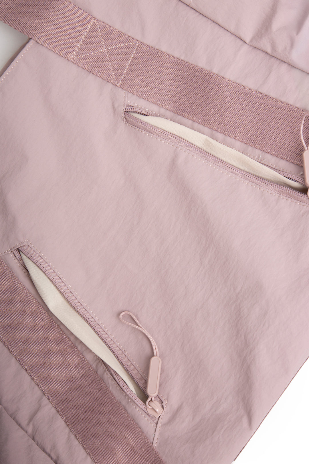 SOLID COLOR CROSSBODY TOTE BAG