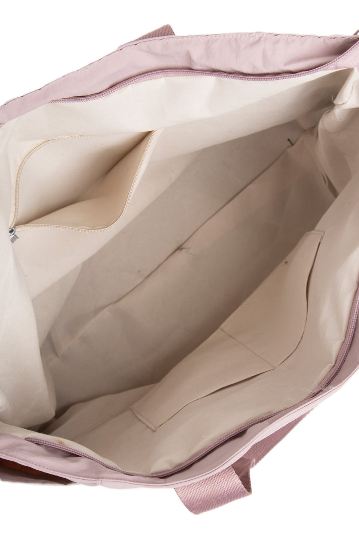 SOLID COLOR CROSSBODY TOTE BAG