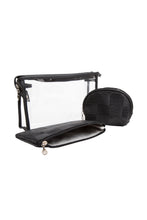 Load image into Gallery viewer, TRANSPARENT &amp; SOLID COLOR COSMETIC TRAVEL POUCH SET
