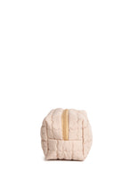 Load image into Gallery viewer, SOLID COLOR QULITED PATTERN TRAVEL POUCH
