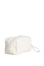 Load image into Gallery viewer, SOLID COLOR QULITED PATTERN TRAVEL POUCH
