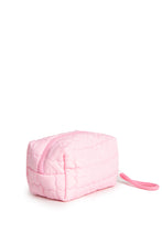 Load image into Gallery viewer, SOLID COLOR QULITED PATTERN TRAVEL POUCH
