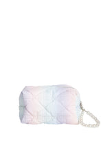 Load image into Gallery viewer, MULTI-COLORED QULITED PATTERN TRAVEL POUCH
