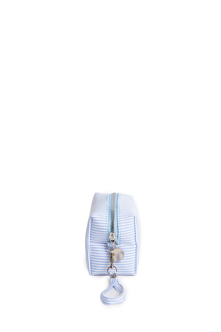 STRIPED PATTERN TRAVEL POUCH