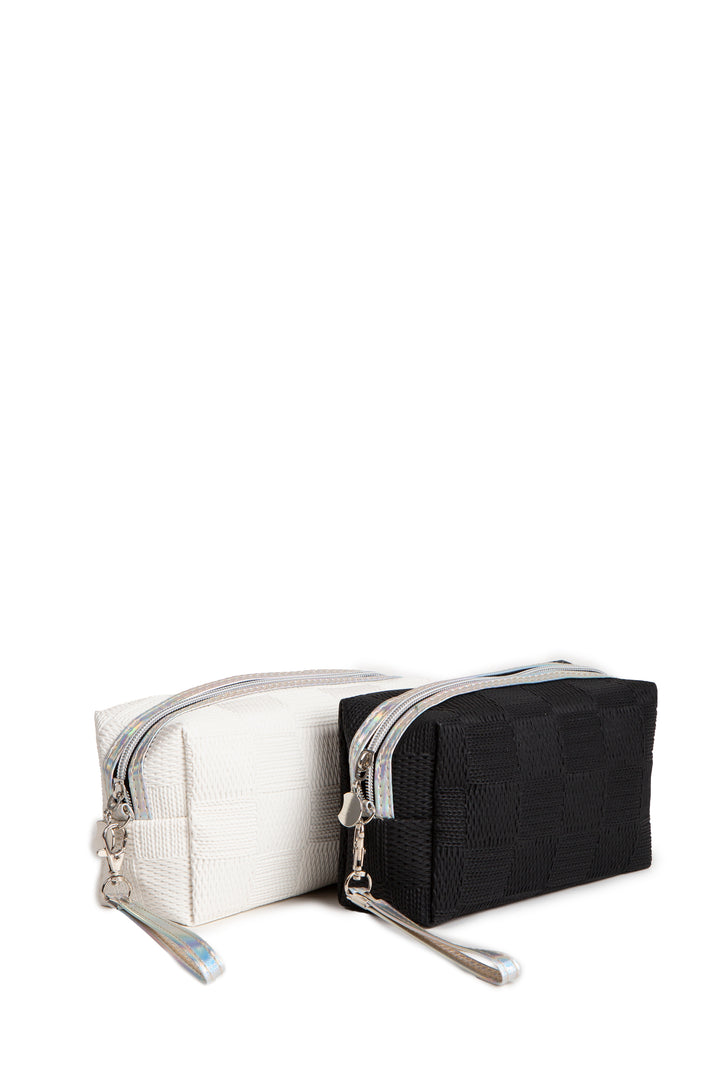 HOLOGRAPHIC &amp; SOLID COLOR TRAVEL POUCH