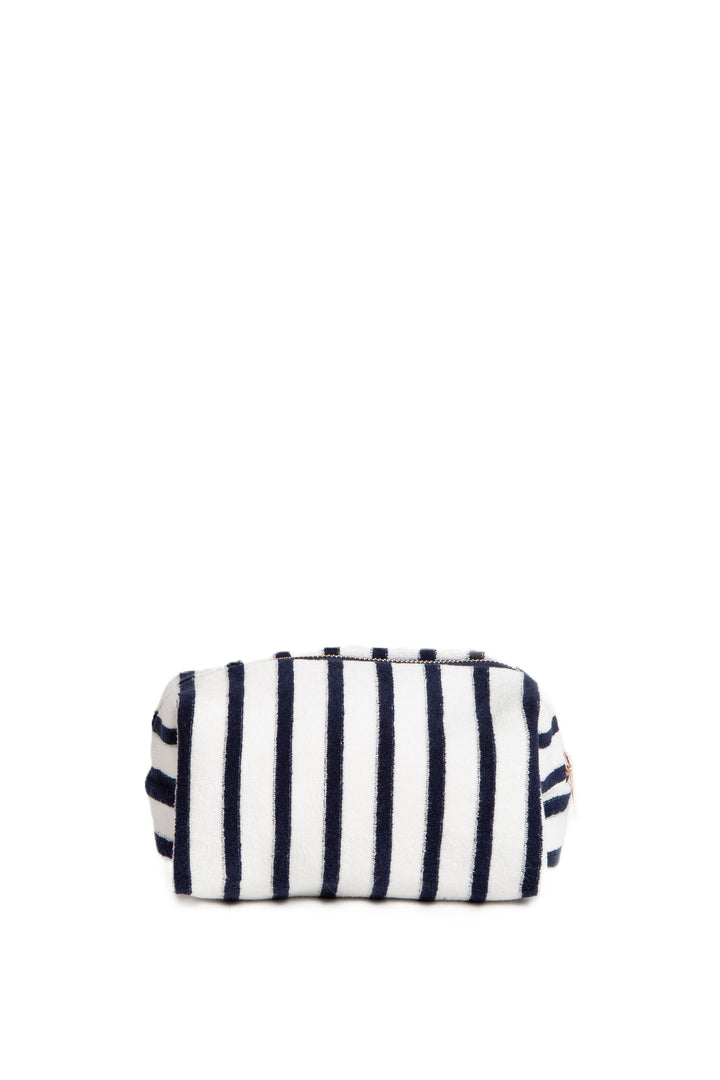 STRIPED PATTERN TRAVEL POUCH