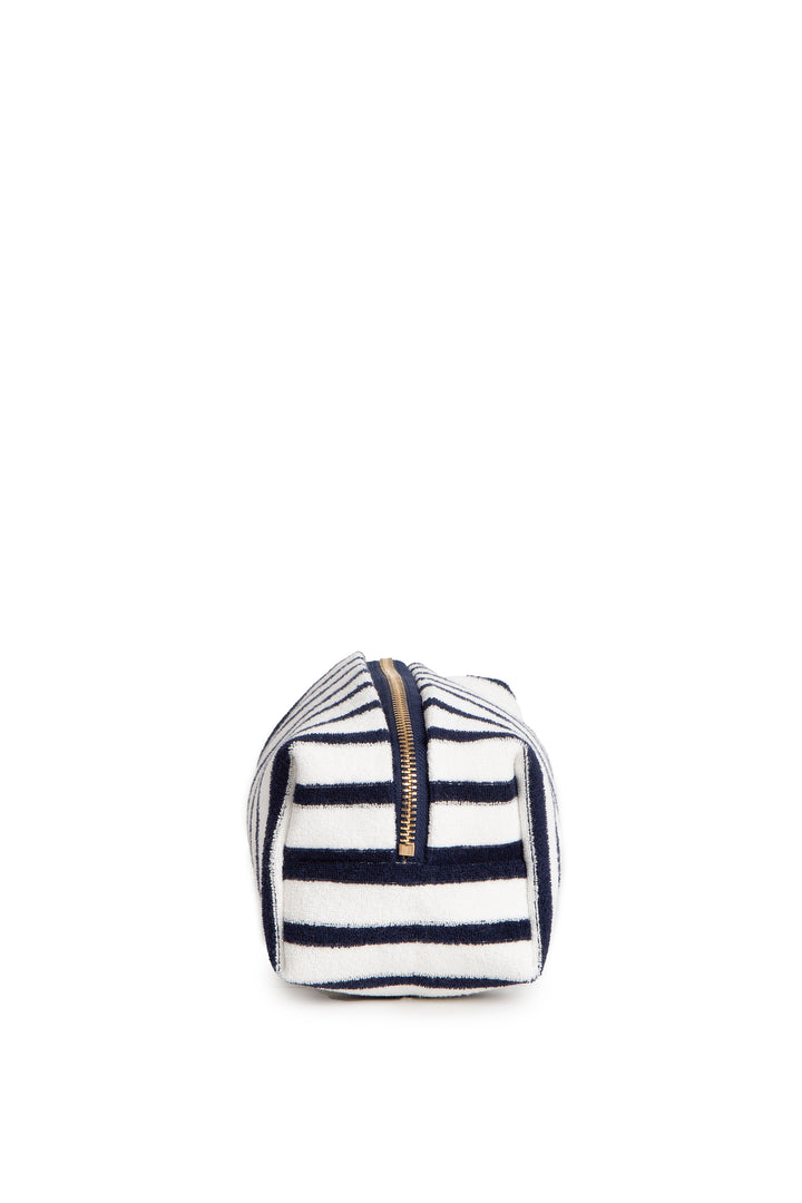 STRIPED PATTERN TRAVEL POUCH
