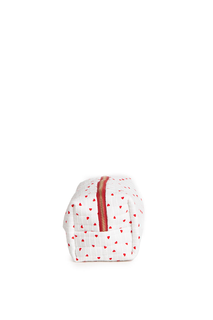 HEART PATTERN TRAVEL POUCH