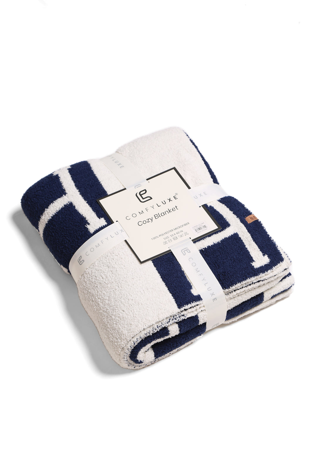 INITIAL "H" PATTERN THROW BLANKET