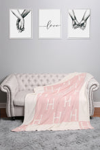 Load image into Gallery viewer, INITIAL "H" PATTERN THROW BLANKET
