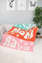 Load image into Gallery viewer, MULTI-COLORED MAMA PATTERN THROW BLANKET
