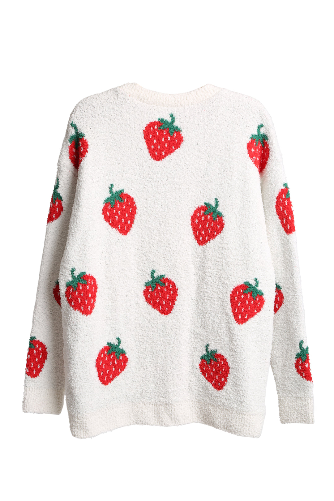 STRAWBERRY PATTERN SWEATER
