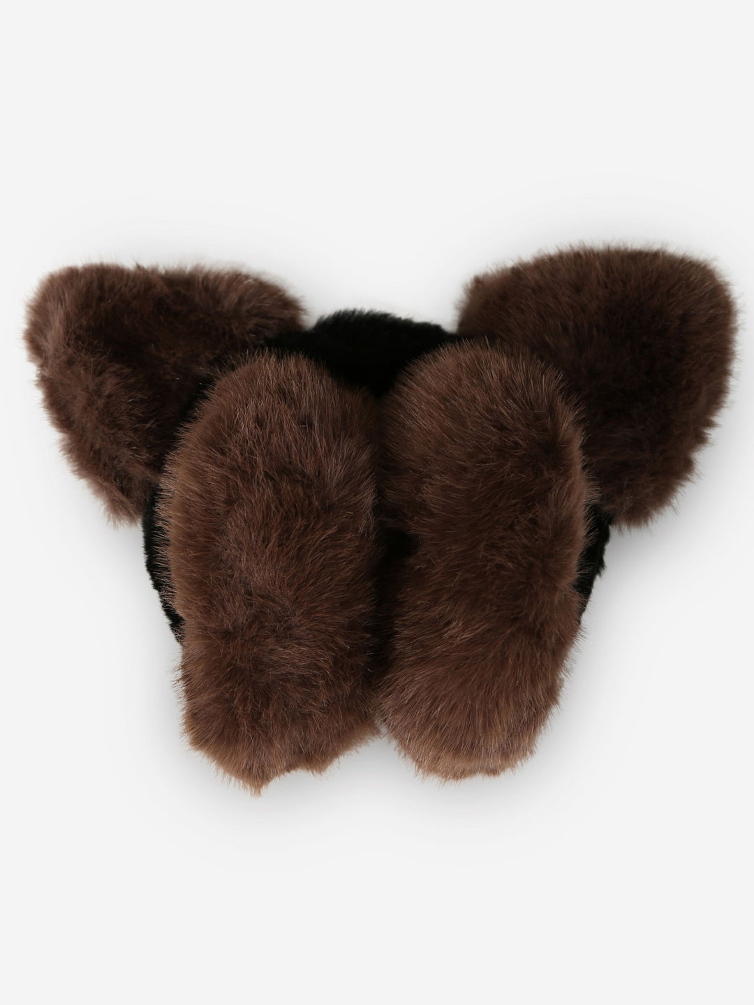 SOLID COLOR CAT-EARED EAR MUFFS - 12 pc pack