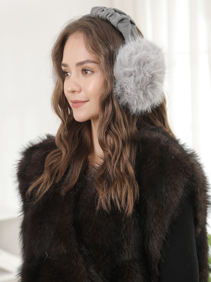 SOLID COLOR EAR MUFFS - 12 pc pack