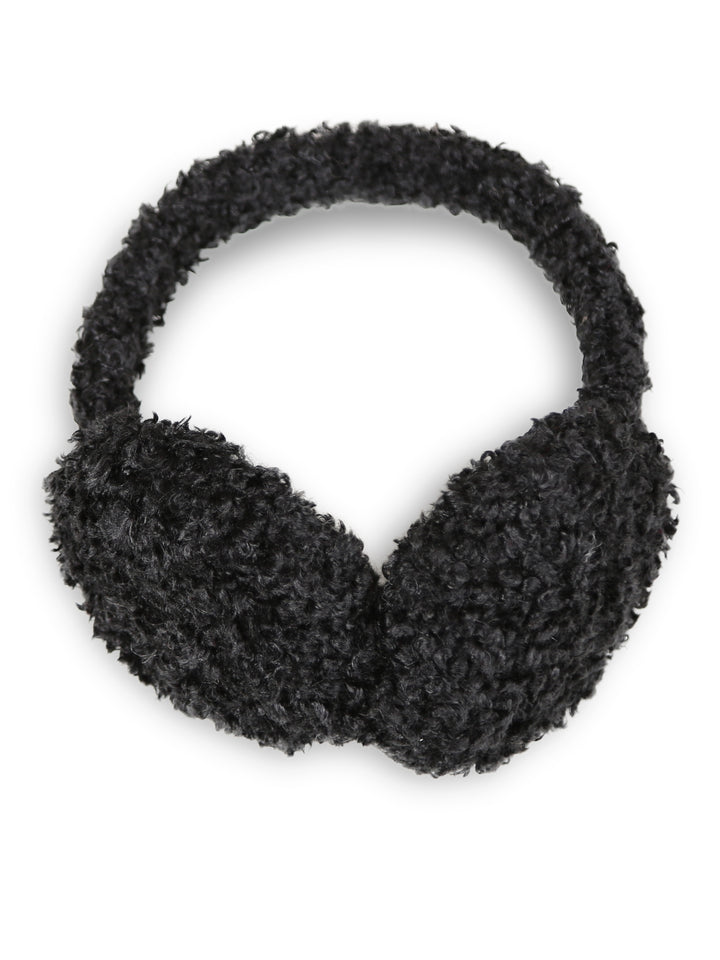 SOLID COLOR TEDDY EAR MUFFS - 12 pc pack