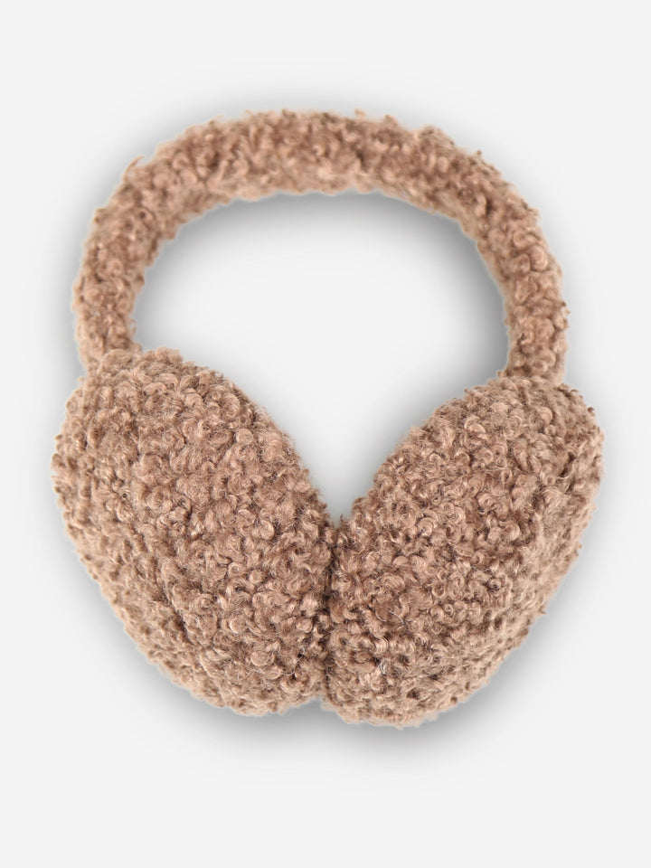 SOLID COLOR TEDDY EAR MUFFS - 12 pc pack