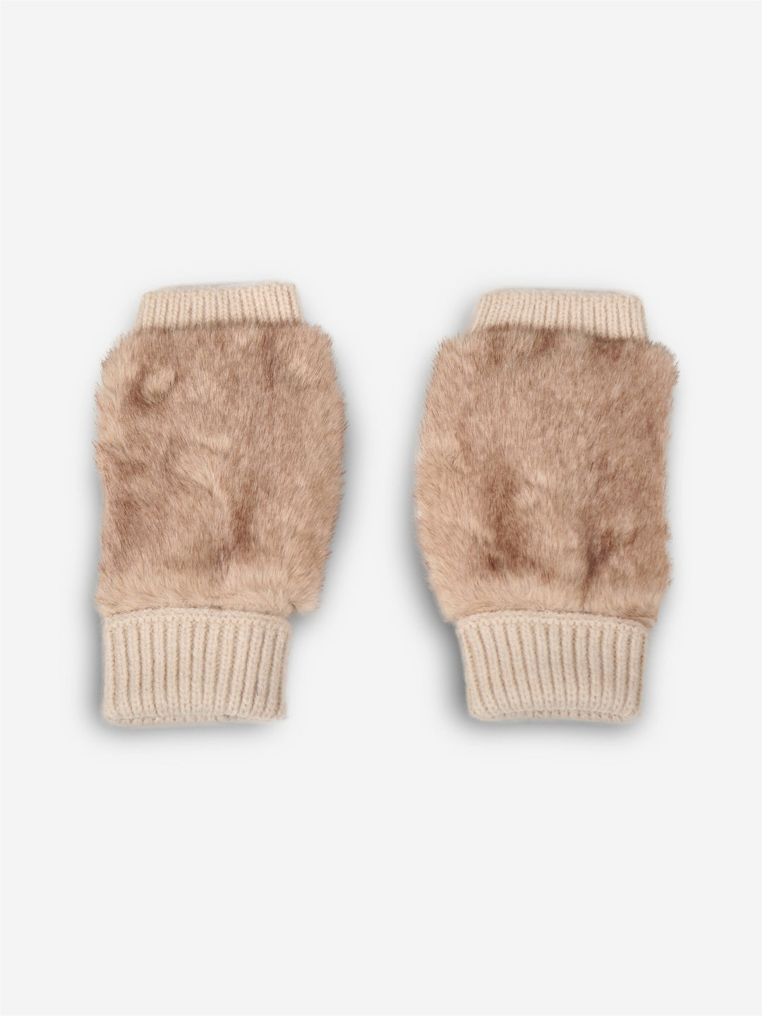 SOLID COLOR FINGERLESS MITTENS - 12 pr pack