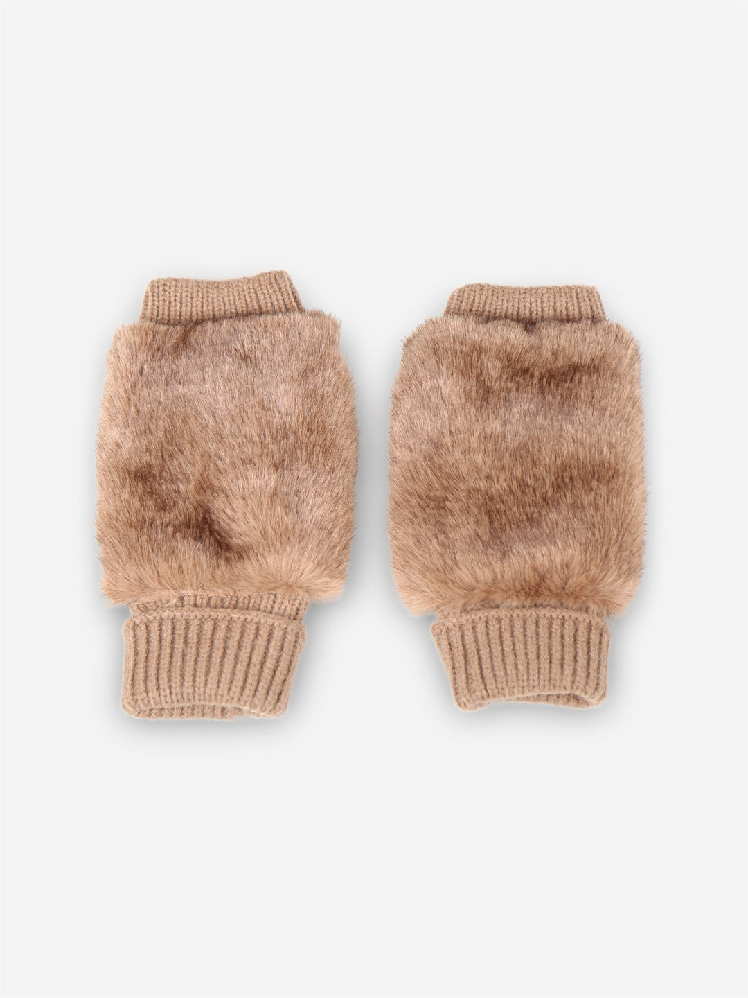 SOLID COLOR FINGERLESS MITTENS - 12 pr pack