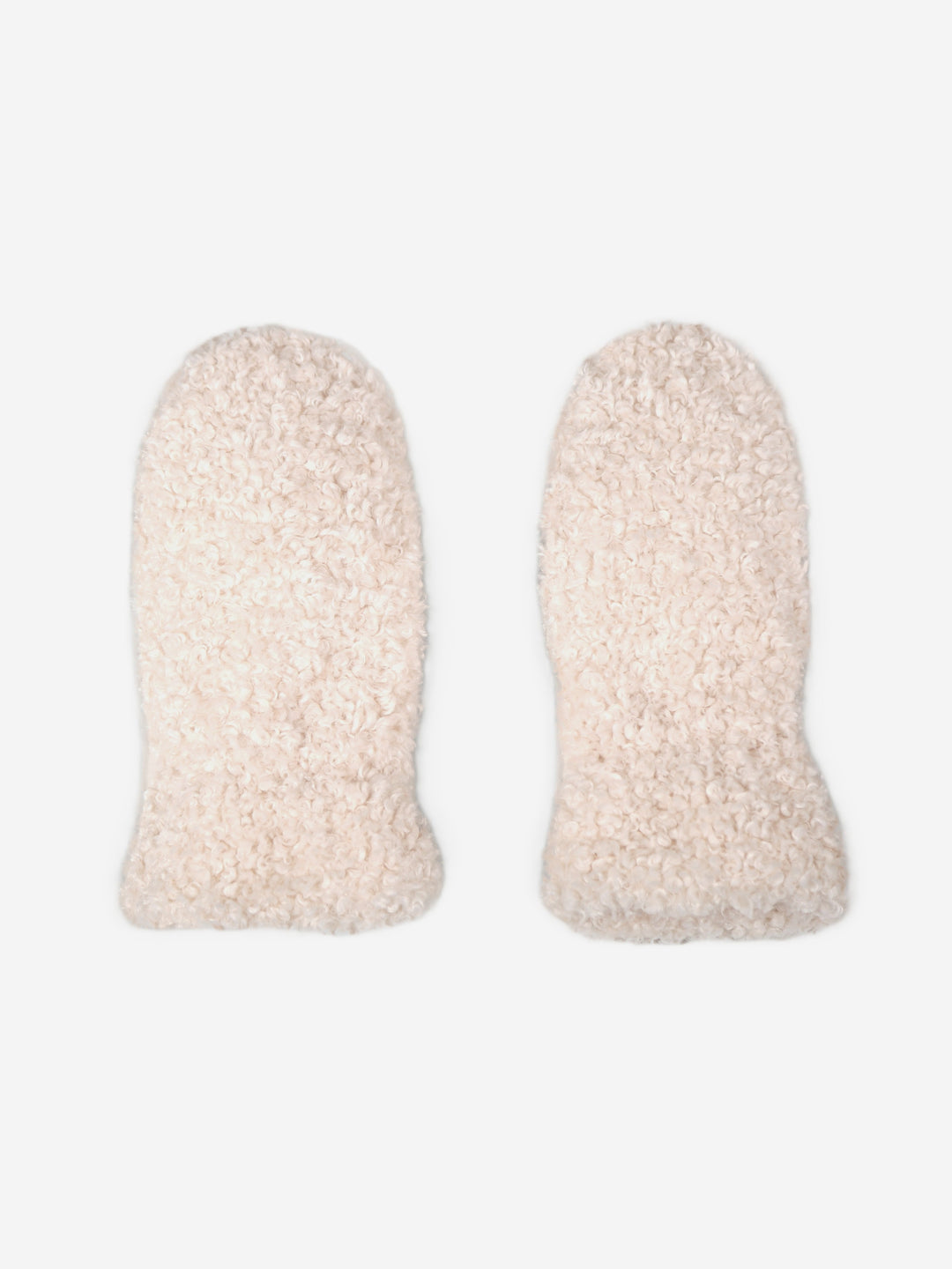 SOLID COLOR TEDDY MITTENS - 12 pr pack