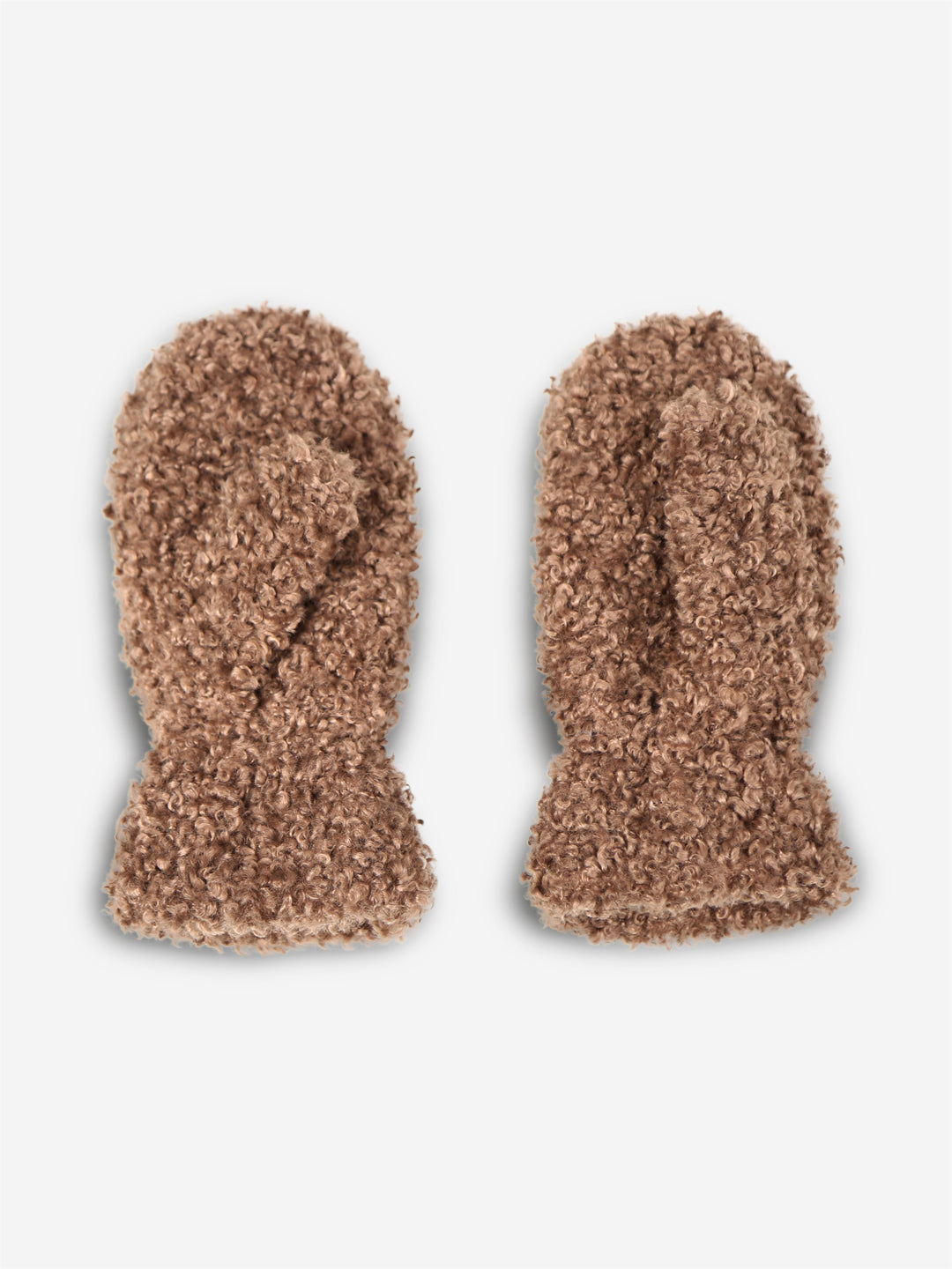 SOLID COLOR TEDDY MITTENS - 12 pr pack