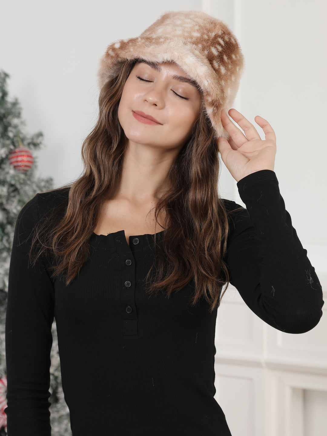ANIMAL PATTERN BUCKET HAT