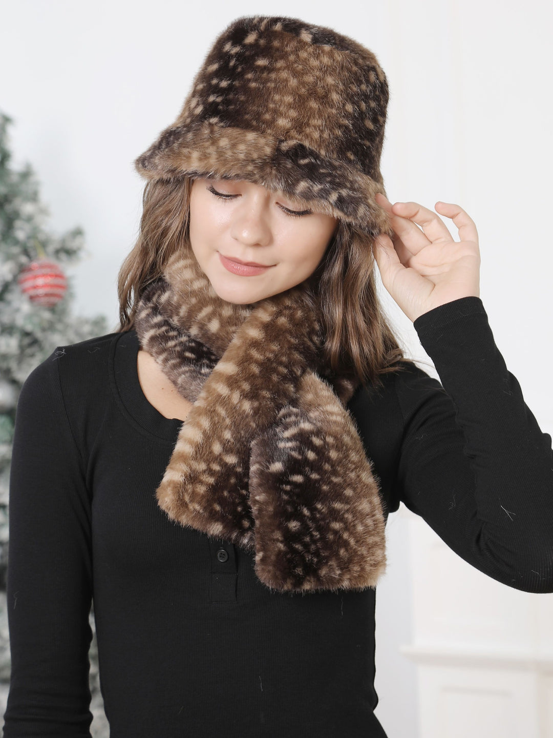 ANIMAL PATTERN BUCKET HAT