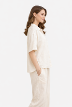 Load image into Gallery viewer, SOLID COLOR &amp; STRIPED PATTERN SHIRT
