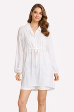 Load image into Gallery viewer, SOLID COLOR SHIRT DRESS
